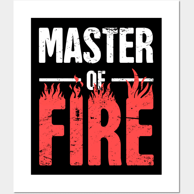 Master Of Fire | Welding Welder Gift Wall Art by MeatMan